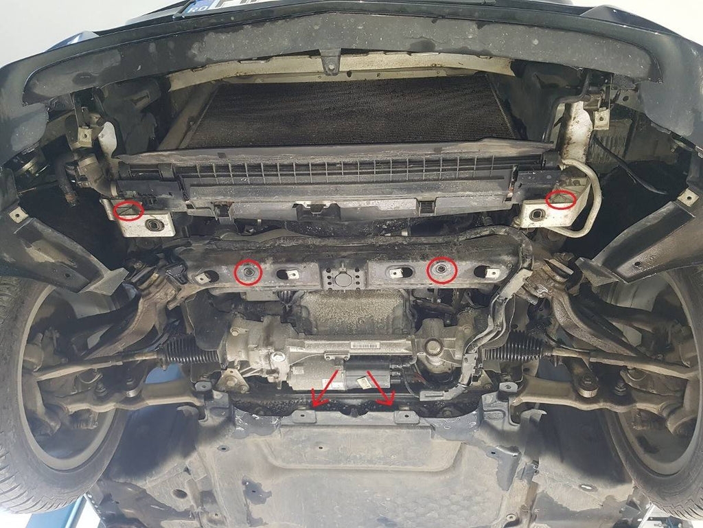 Cubre cárter metálico Mercedes Clase C W205 (2014-2020) a medida