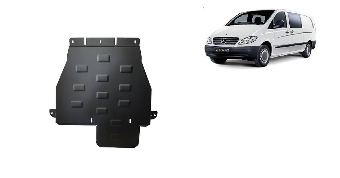 Protección de Caja de Cambios Mercedes Vito W639 - 4x4 - Caja de Cambios Automática (2003-2014)