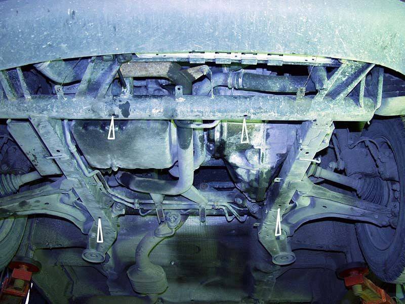 Cubre cárter metálico Mercedes Vito (1996-2003) a medida