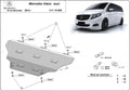 Cubre cárter metálico Mercedes Viano W447, 4x2, 1.6 D (2014-2022) a medida