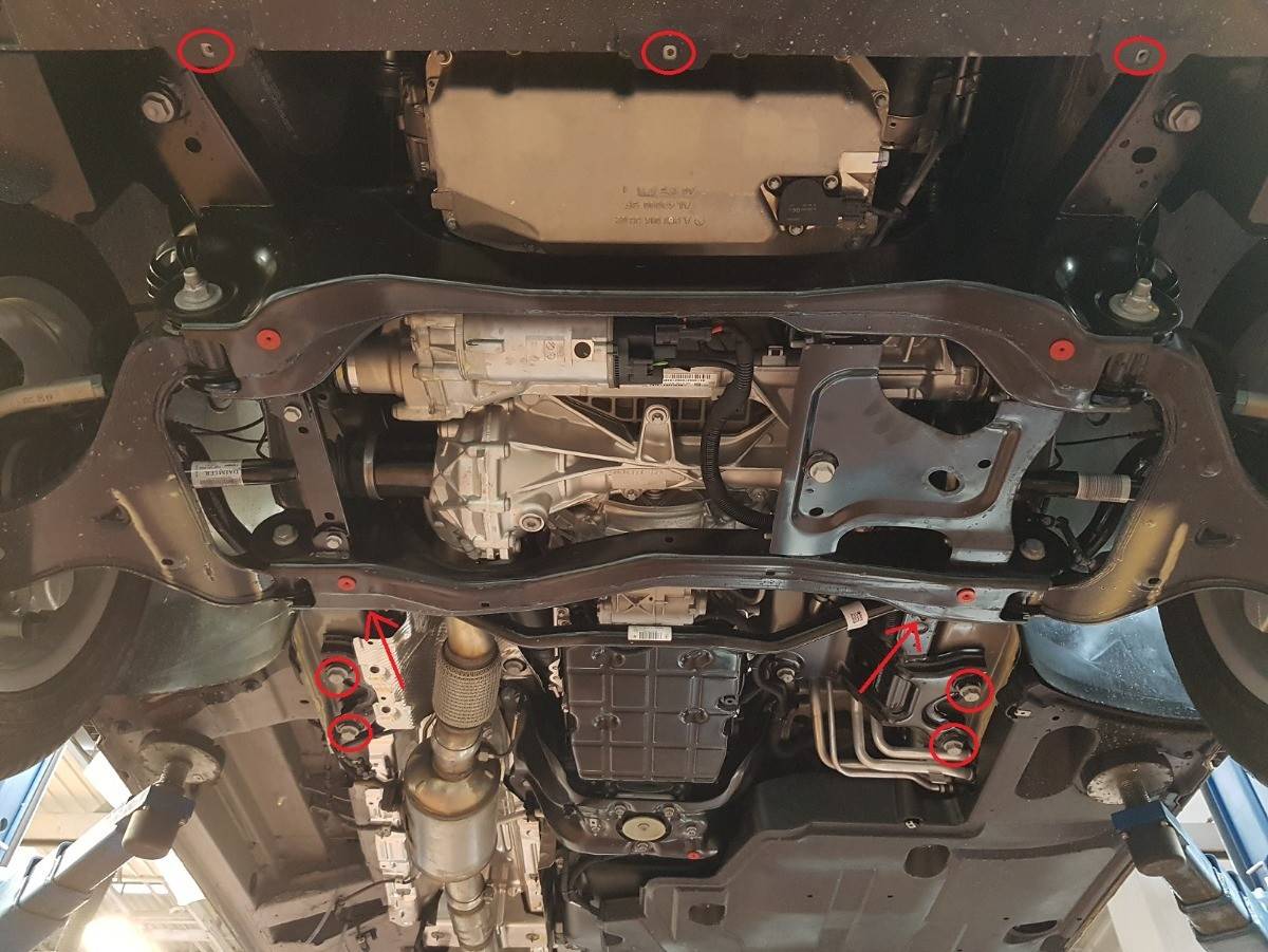 Cubre cárter metálico Mercedes Viano W447, 2.2 D, 4x4 (2014-2022) a medida