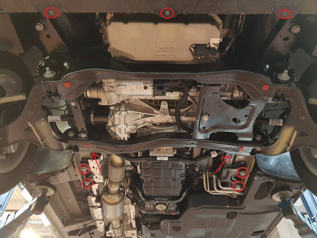 Cubre cárter metálico Mercedes Clase V W447, 2.2 D, 4x4 (2014-2020) a medida