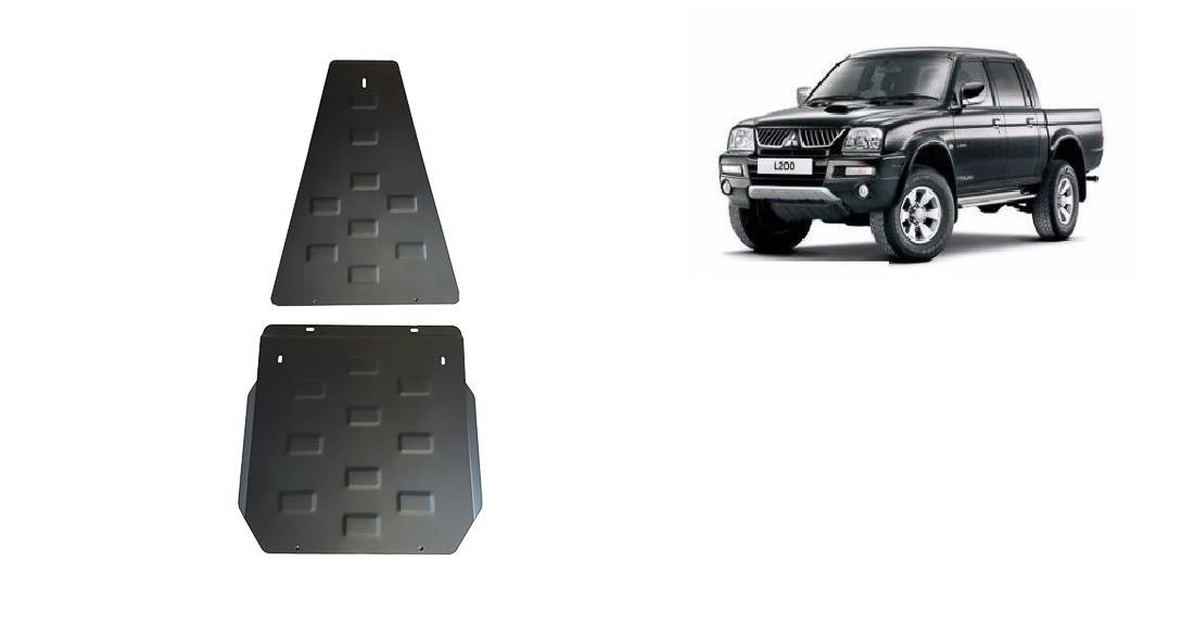 Protección de Caja de Cambios y Diferencial Mitsubishi L 200 (1998-2007)