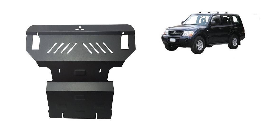 Cubre cárter metálico Mitsubishi Montero 3 (V60, V70) (1999-2007) a medida