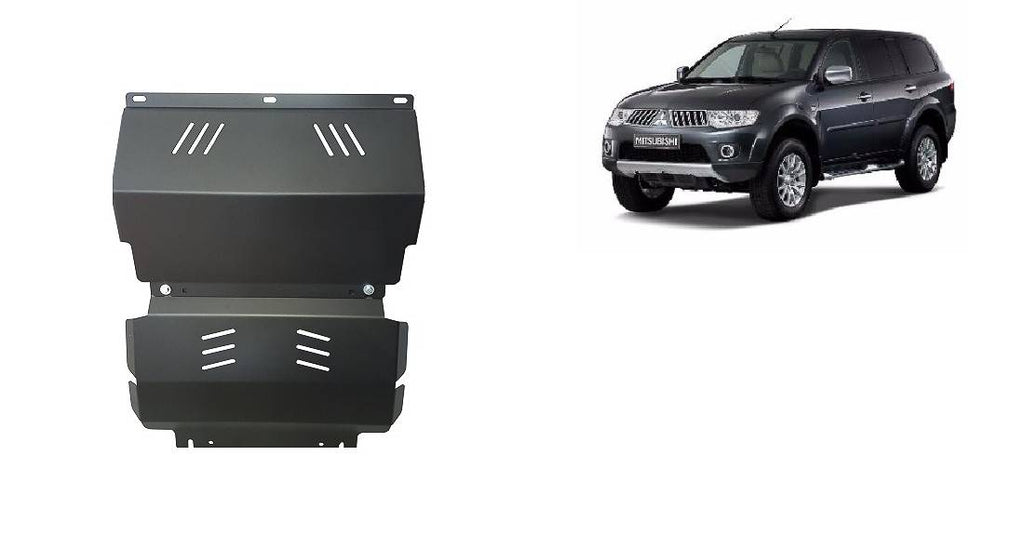Cubre cárter metálico Mitsubishi Pajero Sport 2 (2008-2016) a medida