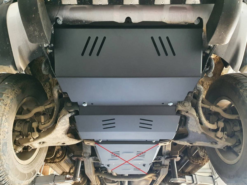 Cubre cárter metálico Mitsubishi Pajero Sport 2 (2008-2016) a medida