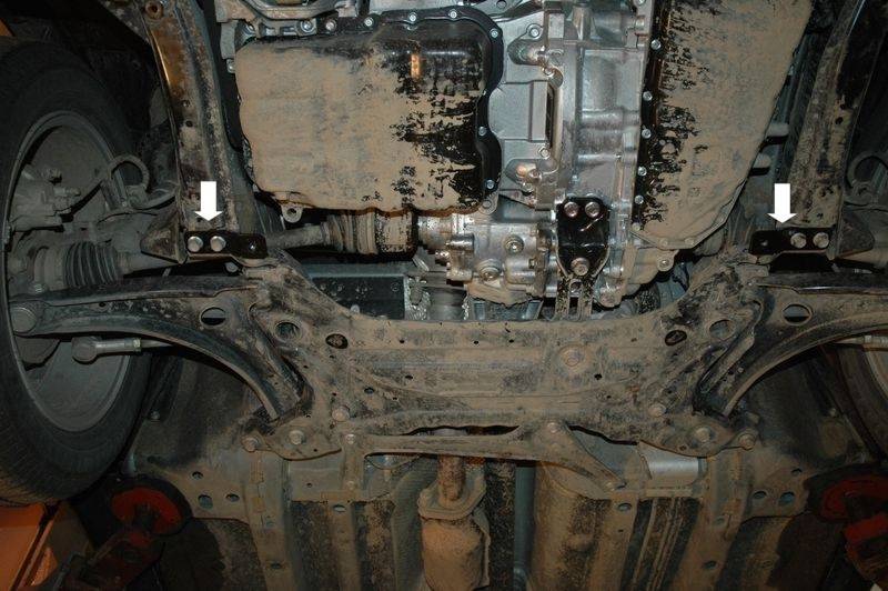 Cubre cárter metálico Mitsubishi Outlander (2012-2022) a medida