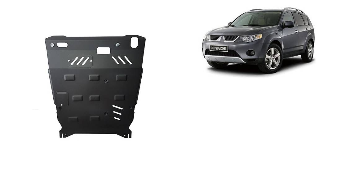 Cubre cárter metálico Mitsubishi Outlander (2006-2012) a medida