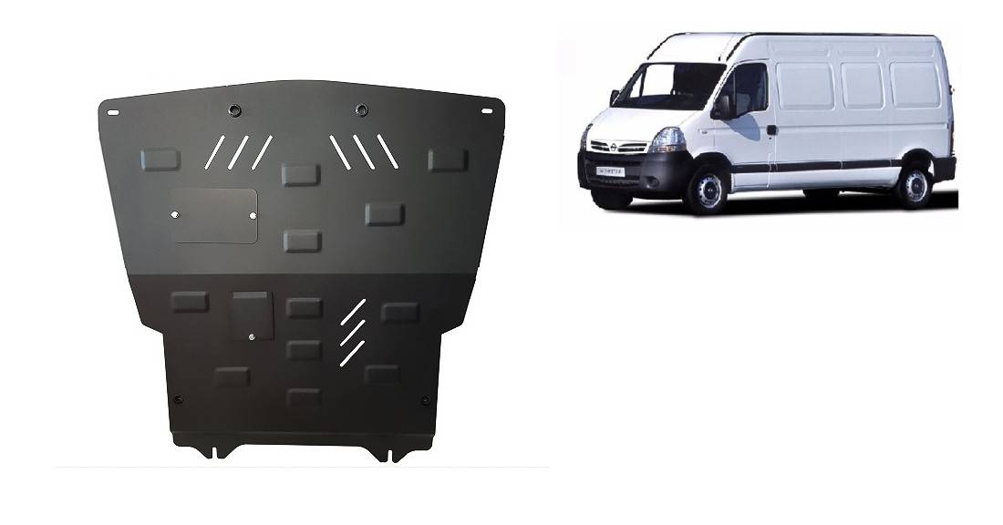 Cubre cárter metálico Nissan Interstar (1998-2010) a medida