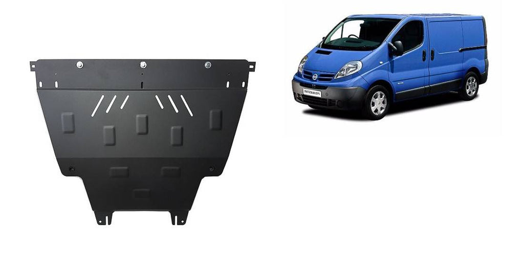 Cubre cárter metálico Nissan Primastar (2001-2015) a medida