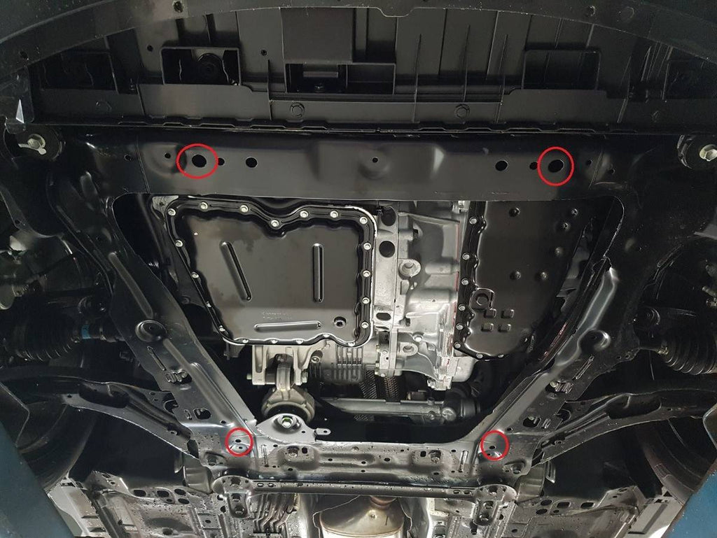Cubre cárter metálico Nissan X-Trail T32 (2014-2022) a medida