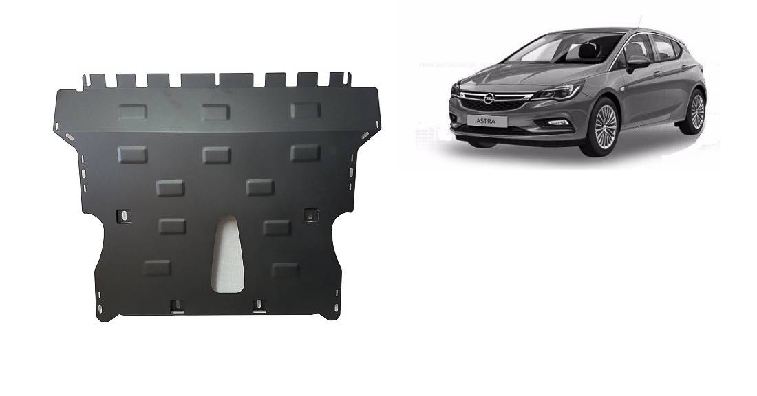 Cubre cárter metálico Opel Astra K (2015-2022) a medida