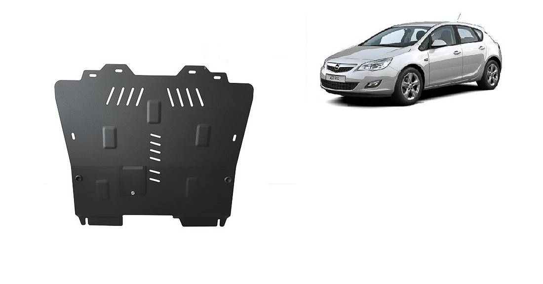 Cubre cárter metálico Opel Astra J (2009-2015) a medida