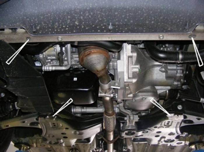 Cubre cárter metálico Opel Corsa D (2006-2014) a medida