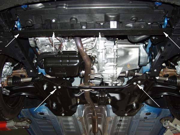 Cubre cárter metálico Peugeot 207 (2006-2022) a medida