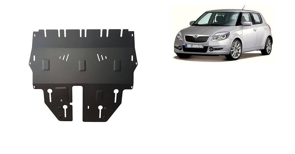 Cubre cárter metálico Skoda Fabia 2 (2007-2014) a medida