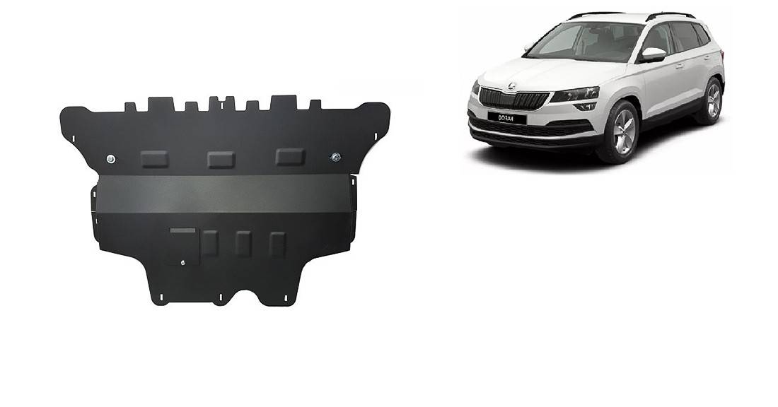 Cubre cárter metálico Skoda Karoq - Caja de Cambios Manual (2016-2022) a medida