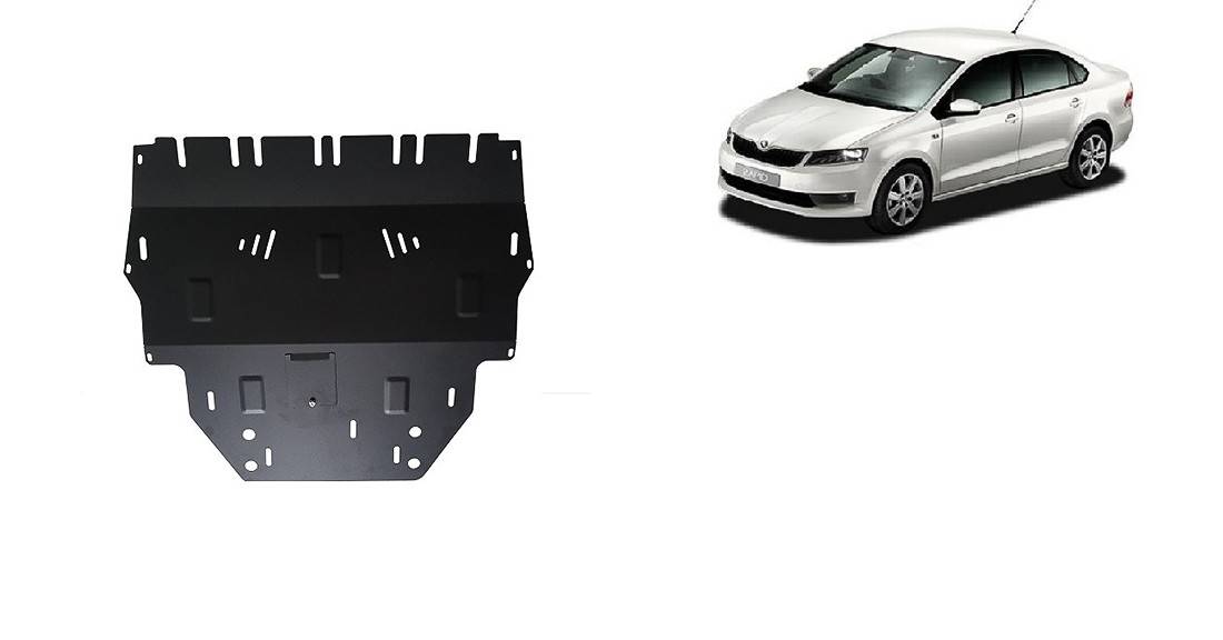 Cubre cárter metálico Skoda Rapid (2012-2022) a medida
