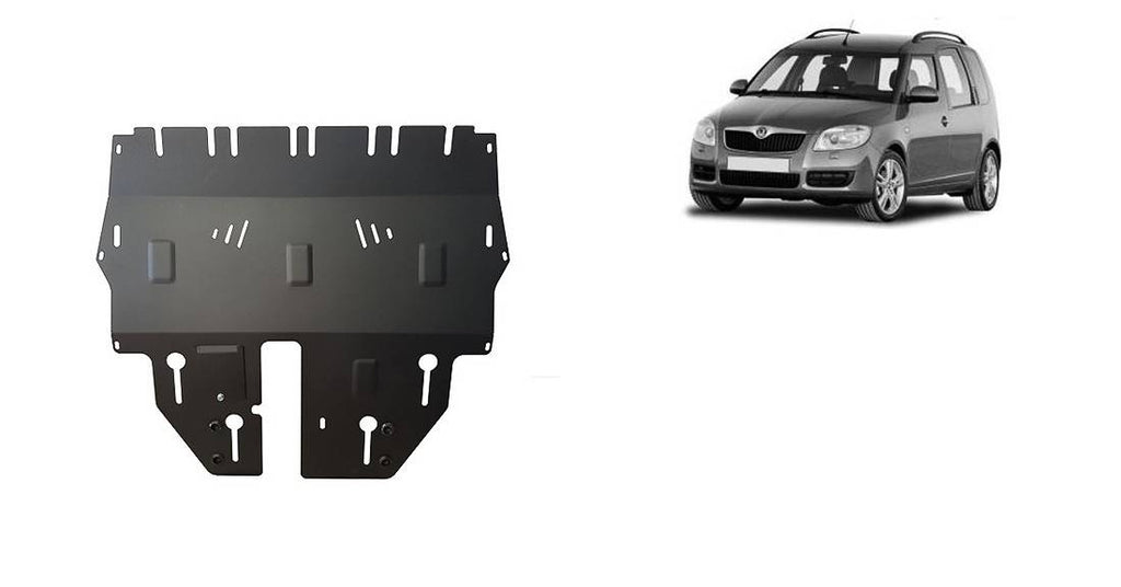 Cubre cárter metálico Skoda Roomster (2006-2015) a medida