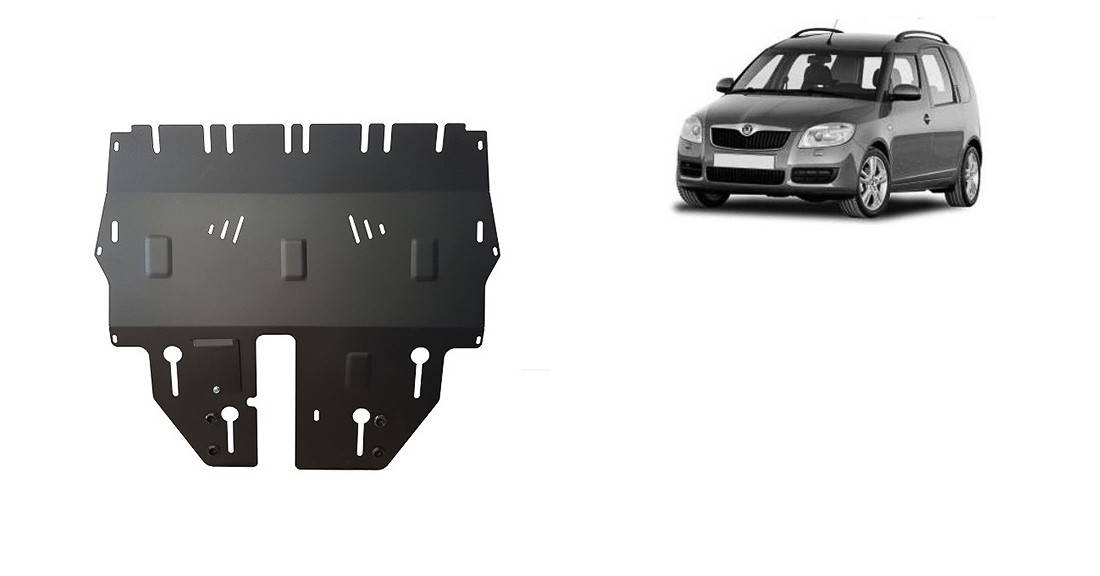 Cubre cárter metálico Skoda Roomster (2006-2015) a medida