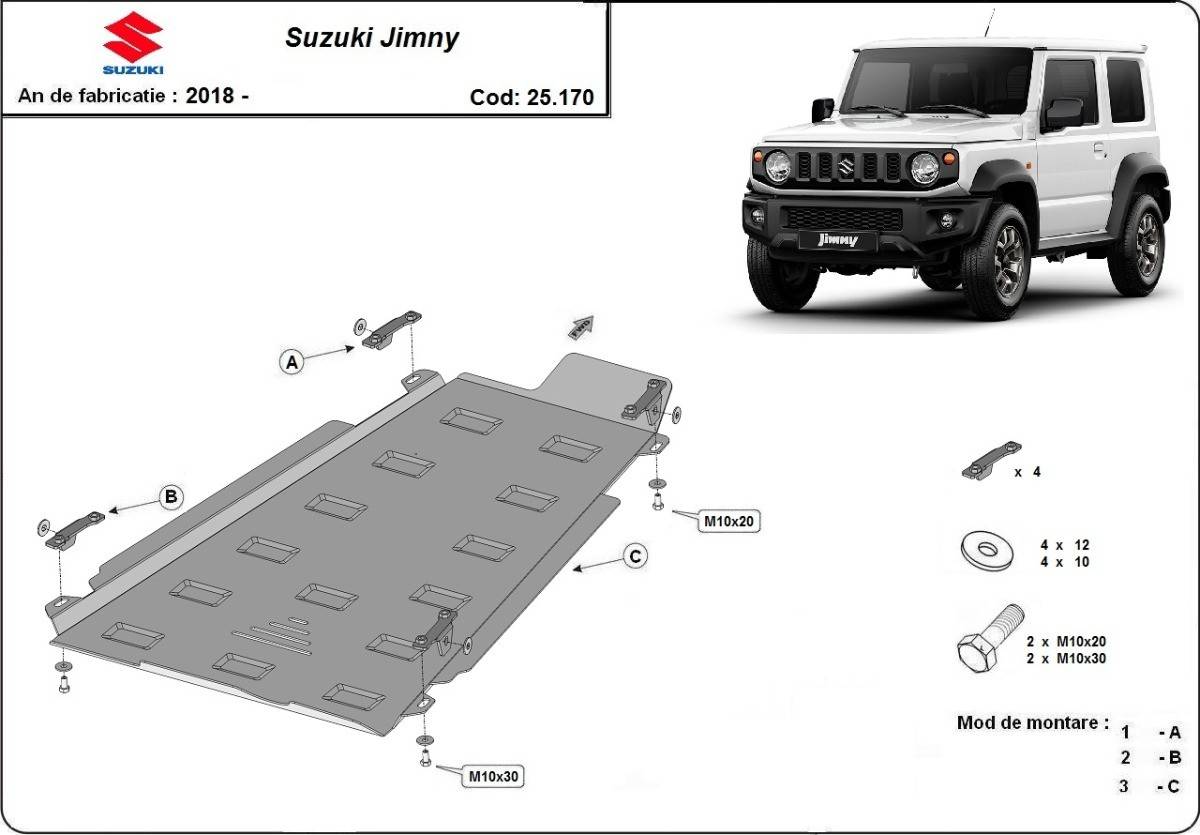 Protección de Caja de Transferencia Suzuki Jimny (2018-2022)