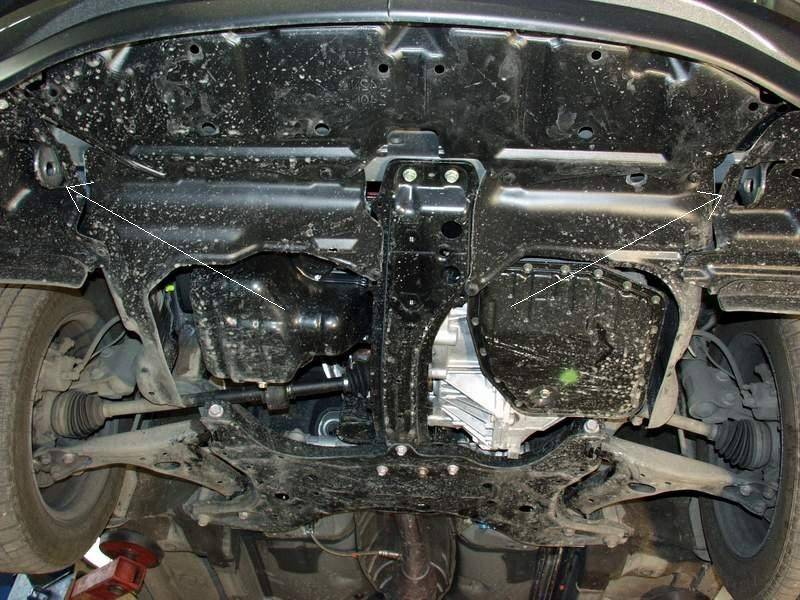 Cubre cárter metálico Toyota Corolla Verso (2002-2008) a medida