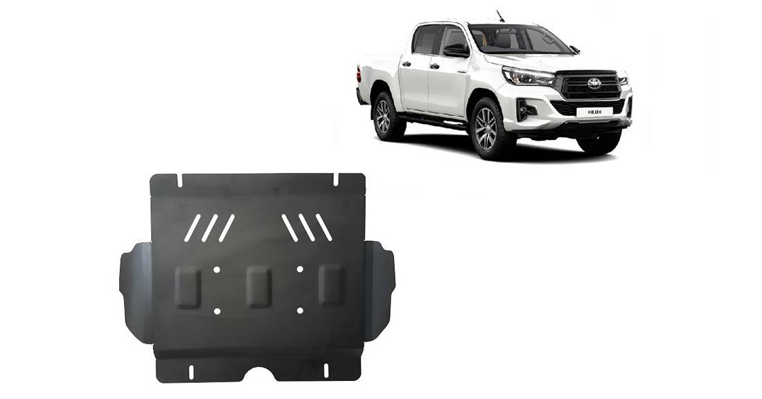 Cubre cárter metálico Toyota Hilux Invincible (2021-2022) a medida