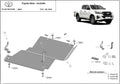Protección Aluminio del Diferencial Toyota Hilux Invincible "00.1793ALU" (2021-2022)