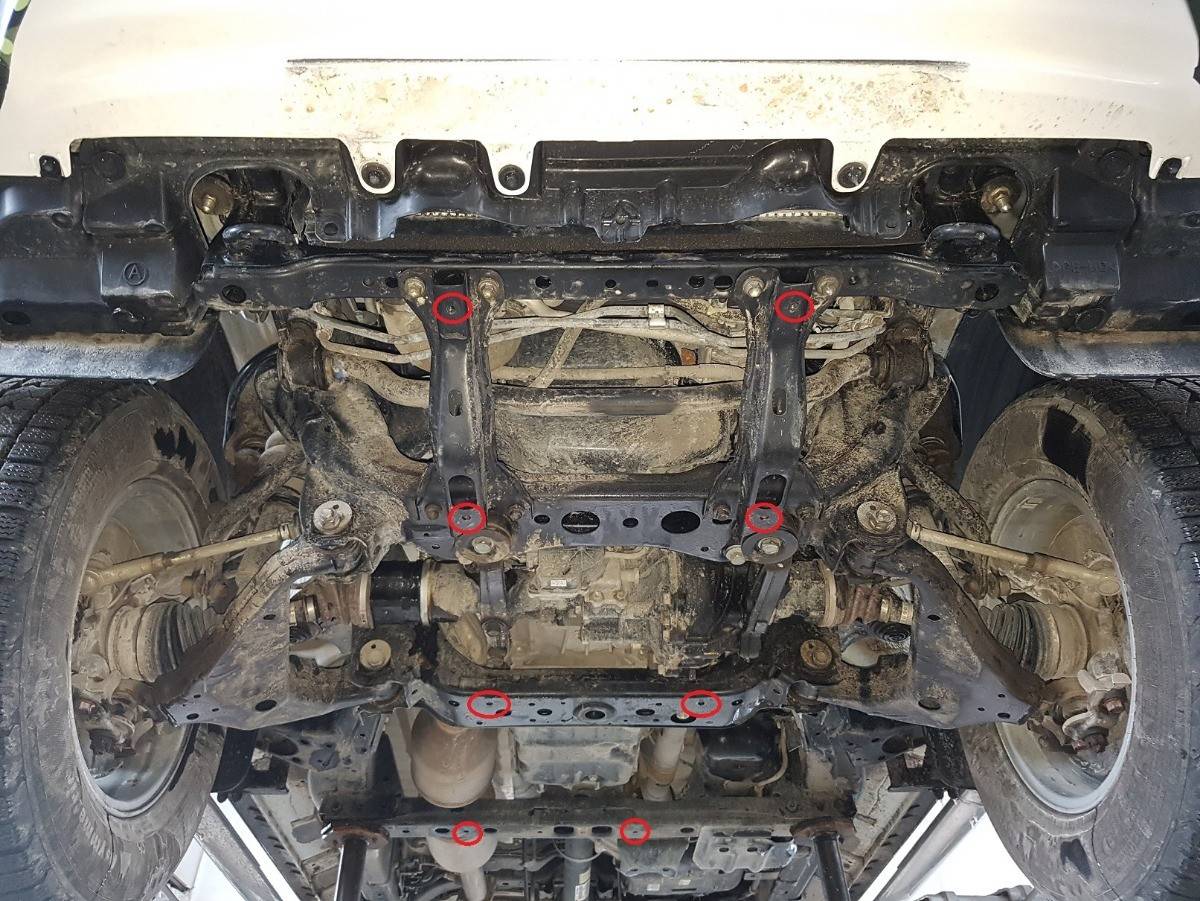 Cubre cárter metálico Toyota Hilux Revo (2016-2022) a medida