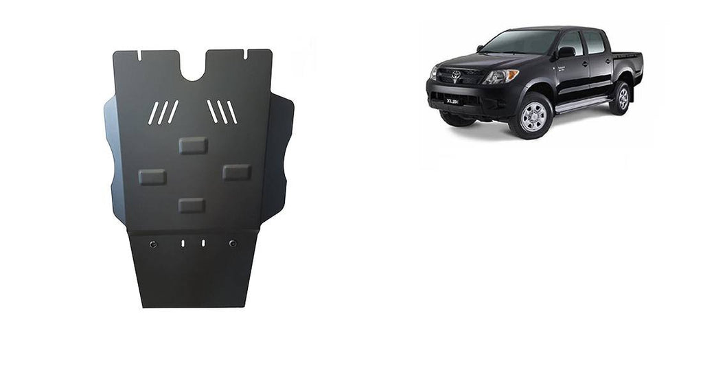 Protección de Caja de Cambios y Diferencial Toyota Hilux (2004-2015)