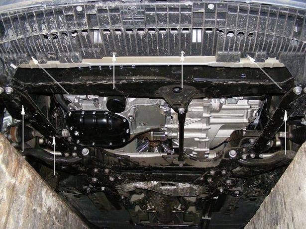 Cubre cárter metálico Toyota Prius (2008-2015) a medida