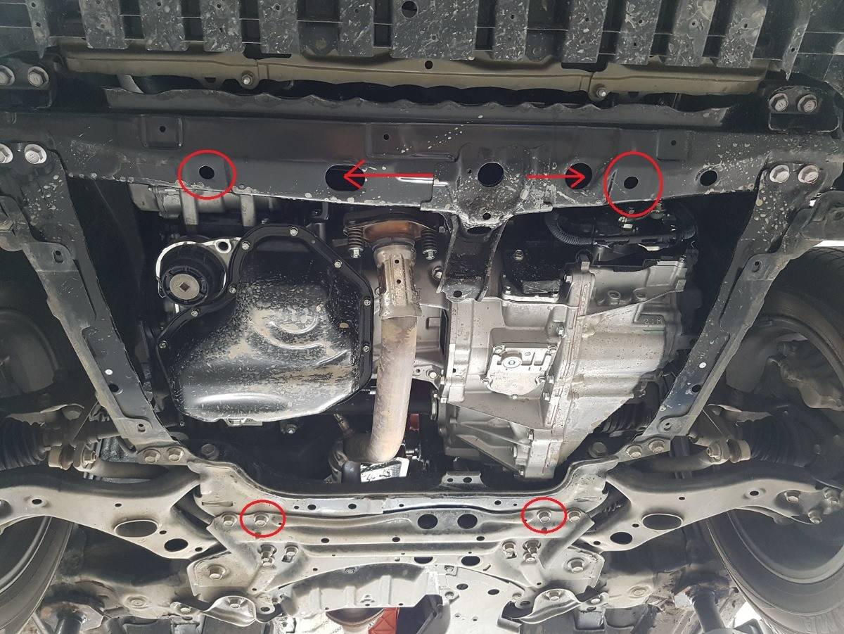 Cubre cárter metálico Toyota RAV 4 (2013-2018) a medida