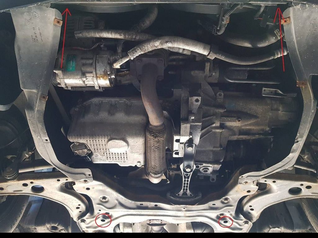 Cubre cárter metálico Golf MK4 (1998-2006) a medida