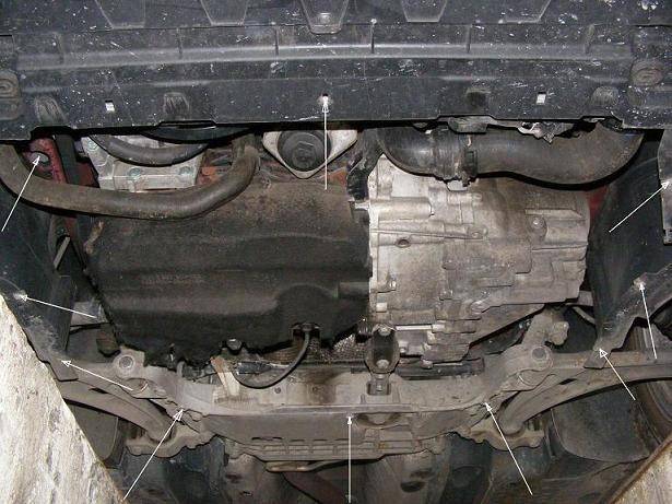 Cubre cárter metálico Volkswagen Passat CC (2005-2014) a medida
