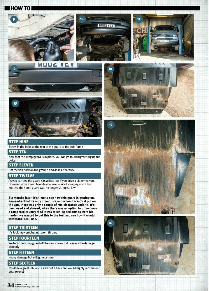 Cubre cárter metálico Volkswagen Transporter T4 Caravelle (1990-2003) a medida