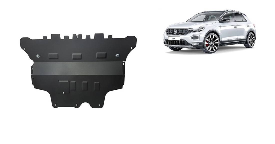 Cubre cárter metálico Volkswagen T-Roc - Caja de Cambios Manual (2017-2022) a medida