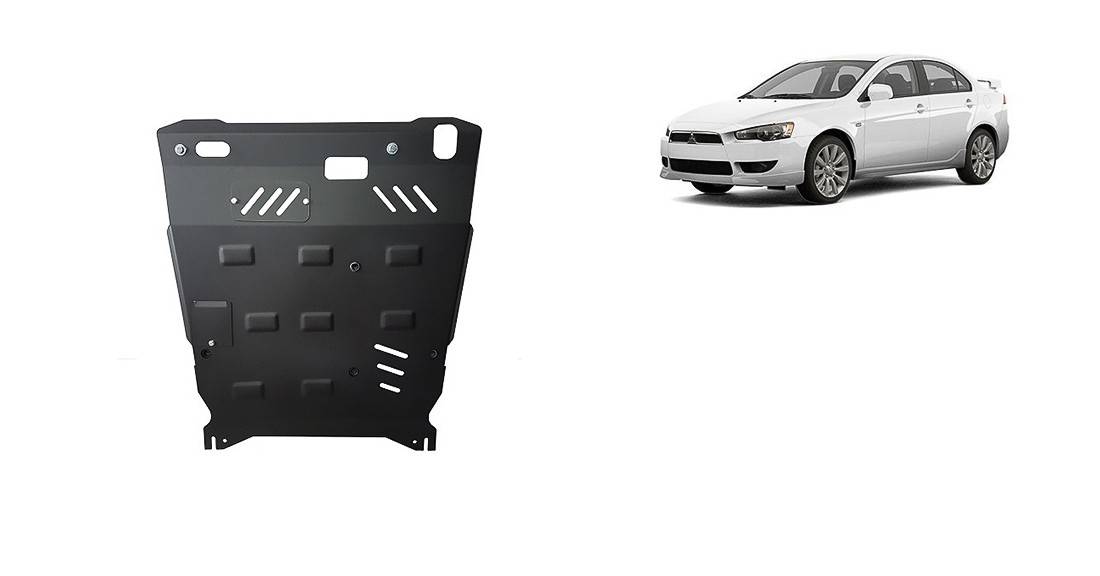 Cubre cárter metálico Mitsubishi Lancer (2007-2017) a medida