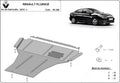Cubre cárter metálico Renault Fluence (2010-2015) a medida