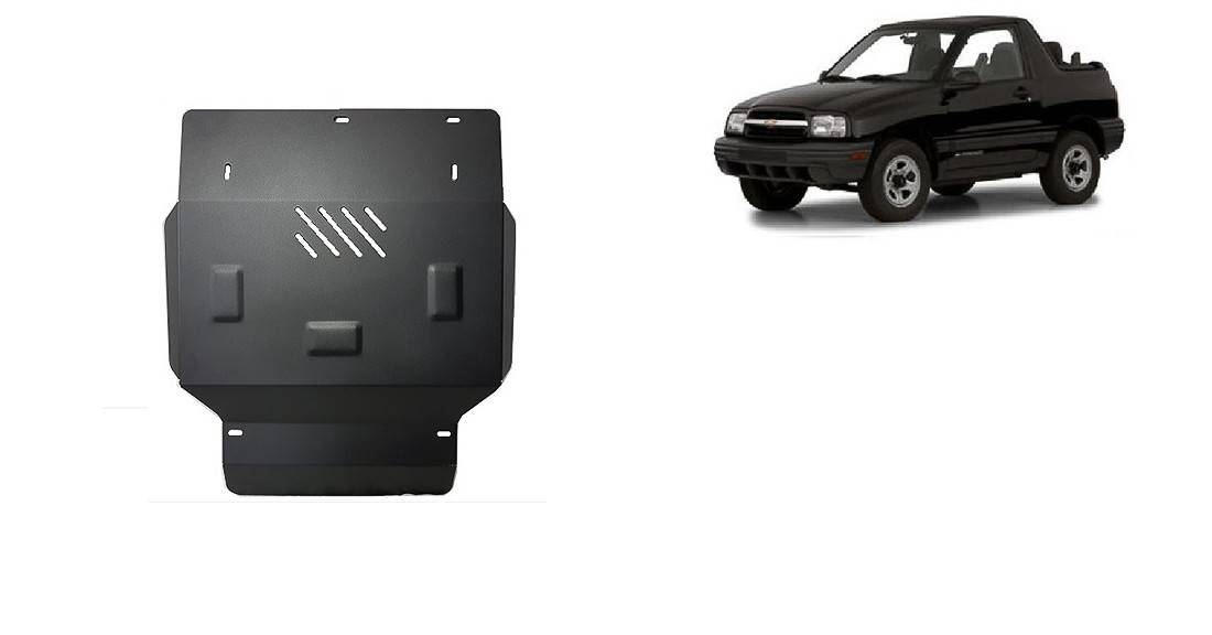Cubre cárter metálico Chevrolet Tracker (1999-2005) a medida