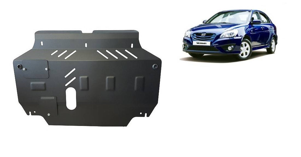 Cubre cárter metálico Hyundai Verna (2005-2010) a medida