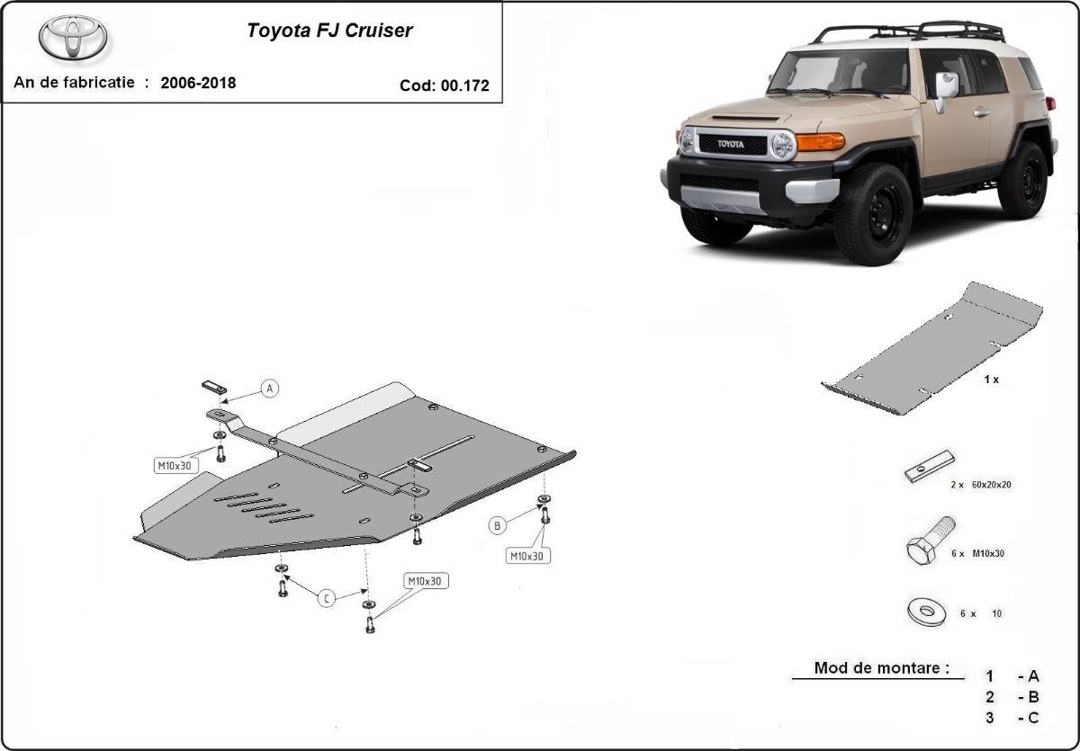Protección de Caja de Cambios Toyota Fj Cruiser (2006-2018)