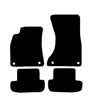 Alfombrillas de moqueta Audi A5 -Coupe (2007-2016) a medida - Limited