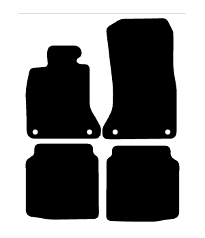 Alfombrillas de moqueta BMW F02 Serie 7 largo (2008-2015) a medida - Standard