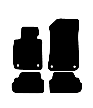 Alfombrillas de moqueta BMW E82 Serie 1 Coupe (2007-2013) a medida - Standard