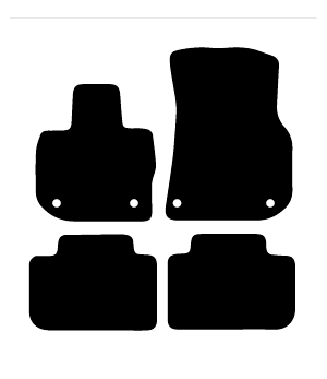 Alfombrillas de moqueta BMW G02 X4 (2018-actualidad) a medida - Ellegance