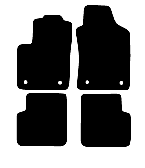 Alfombrillas de moqueta Fiat 500 (2008-2019) a medida - Limited