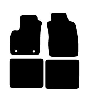 Alfombrillas de moqueta Fiat Panda (2003-2012) a medida - Standard