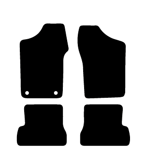Alfombrillas de moqueta Fiat Cinquecento (1991-1998) a medida - Standard