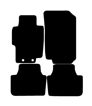 Alfombrillas de moqueta Honda Accord (2003-2008) a medida - Limited