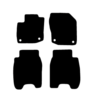 Alfombrillas de moqueta Honda Civic IX (2012-2017) a medida - Standard